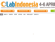 Tablet Screenshot of lab-indo.com